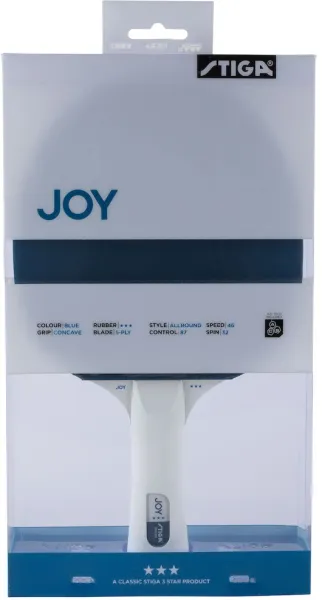Stiga Joy 3* Pöytätennismaila, sininen/valkoinen
