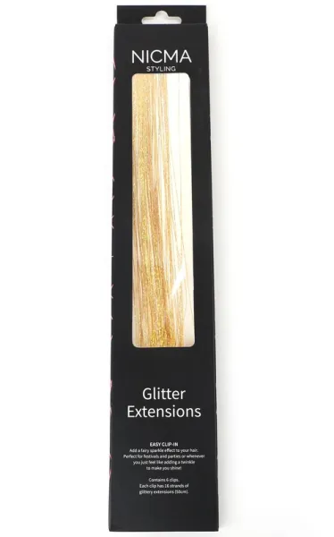 NICMA Styling Glitter Extensions - Kulta